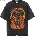 Vintage Nine Tails Graphic Tee for Men (One Piece)
